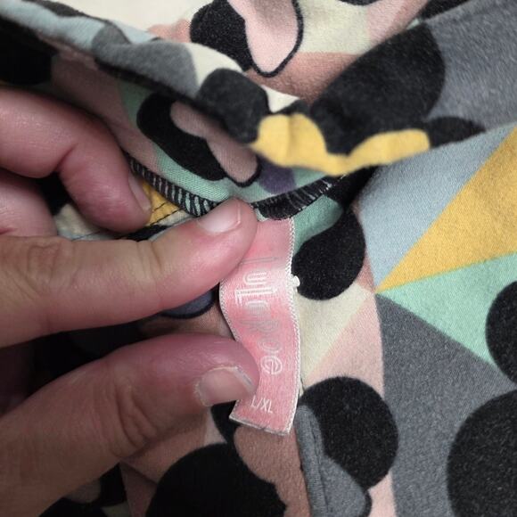 LuLaRoe Pastel Minnie Mouse Girls Leggings - L/XL - Picture 3 of 3